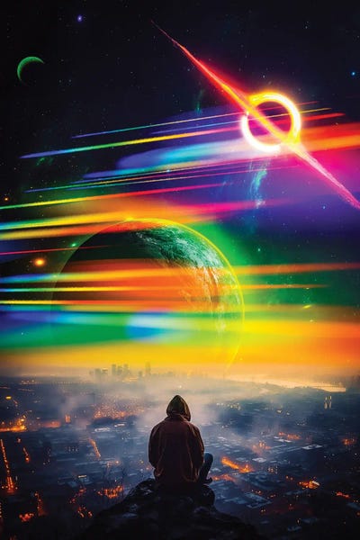 Going Solo: Overlooking The City With A Spaceview Of The Universe by GEN Z