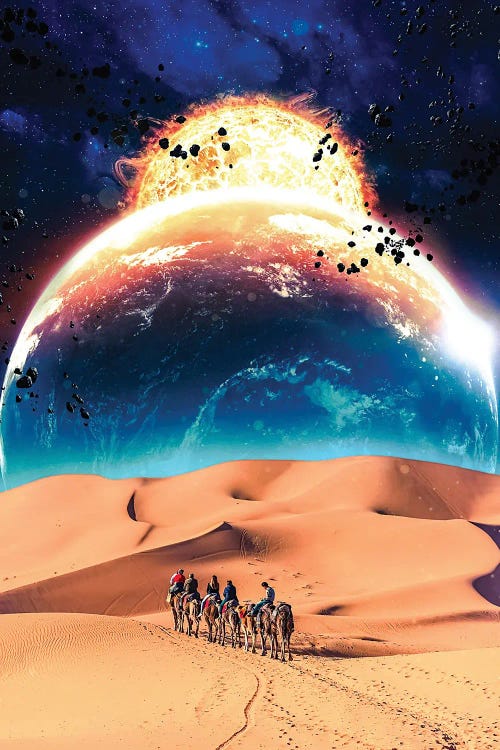 Desert Camels Space Trip