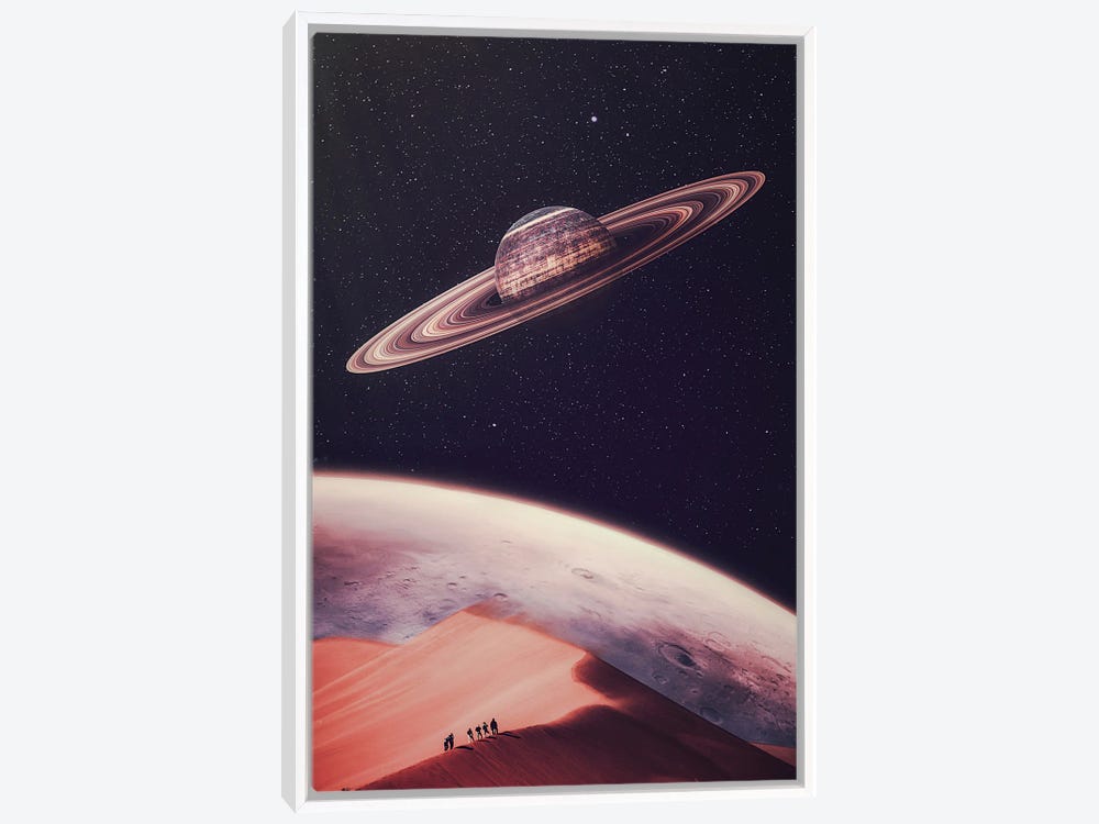 4x4 space Saturn canvas painting - Crazyheiferartwork - Paintings & Prints,  Science & Technology, Aeronautics & Aerospace - ArtPal