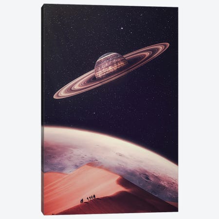 Dune Rings Planet Canvas Print #GEZ81} by GEN Z Art Print