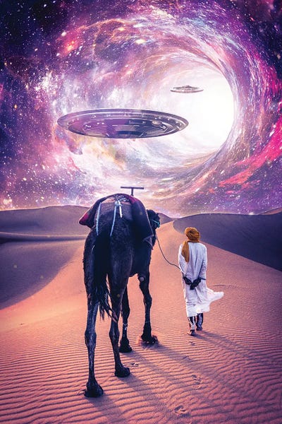 Camels: Flying Saucers In The Desert by GEN Z