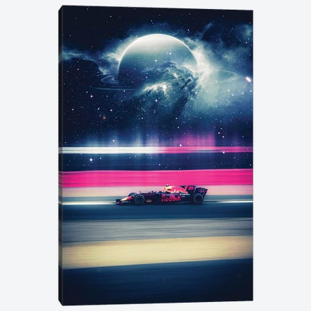 Formula One Speed Space Canvas Print #GEZ93} by GEN Z Canvas Artwork
