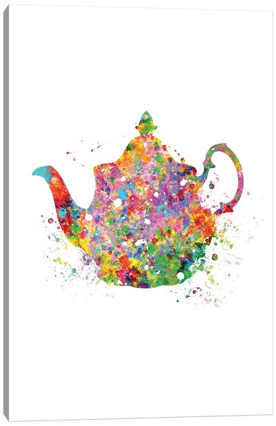 Teapot Canvas Art Print - Genefy Art