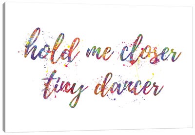 Tiny Dancer Canvas Art Print - Song Lyrics Art