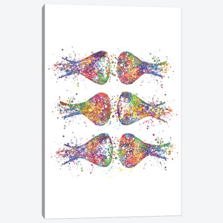 Brain Synapses Canvas Print #GFA17} by Genefy Art Canvas Artwork