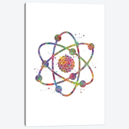 Atom Canvas Print #GFA1} by Genefy Art Art Print