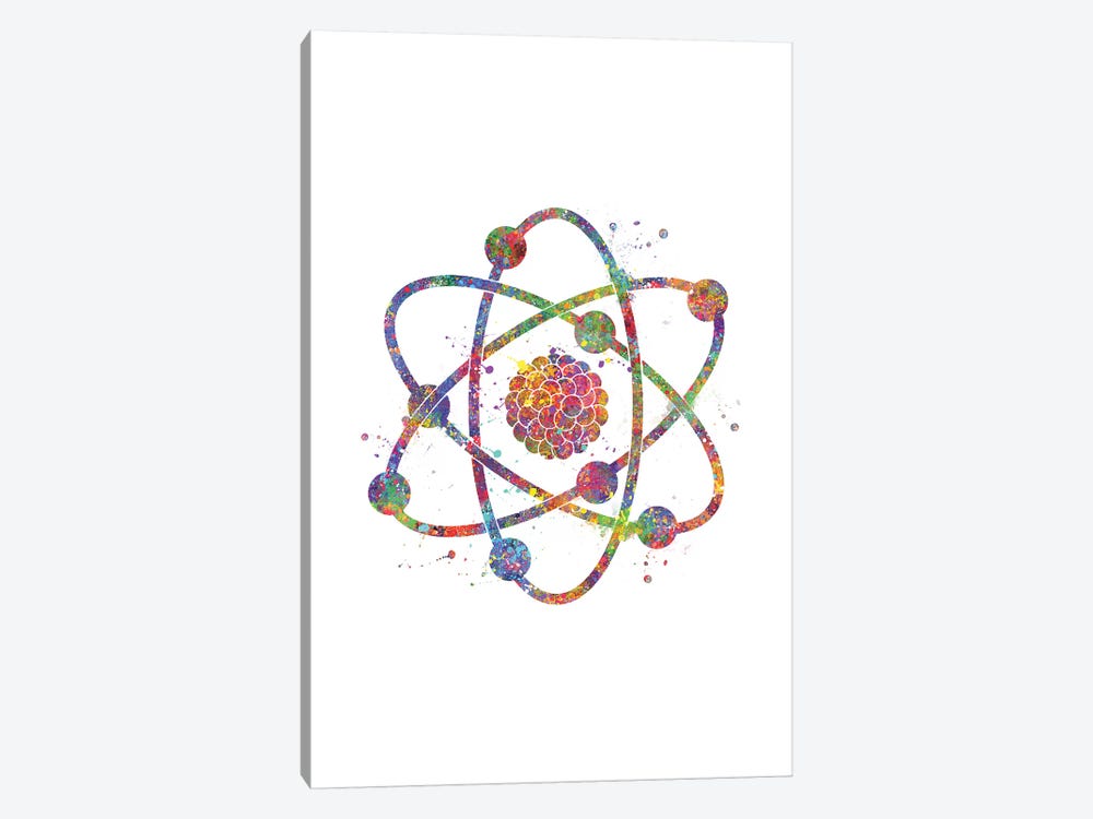 Atom by Genefy Art 1-piece Canvas Print