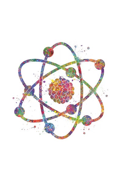 Chemistry: Atom by Genefy Art