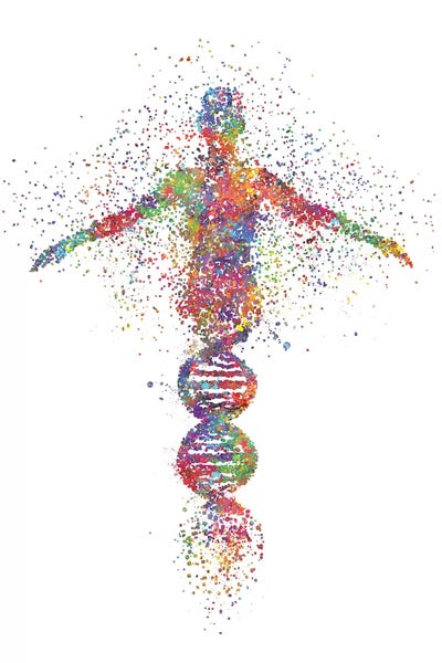 Genefy Art: DNA Woman by Genefy Art