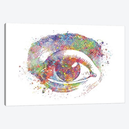 Eye Canvas Print #GFA48} by Genefy Art Canvas Art