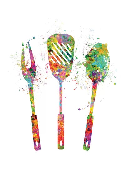 Cooking & Baking: Grill Utensils by Genefy Art