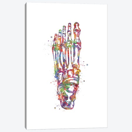 Joint Foot Canvas Print #GFA69} by Genefy Art Canvas Artwork