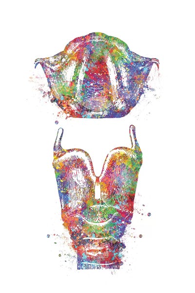 Larynx by Genefy Art canvas print