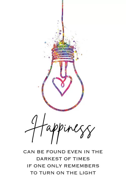 Lightbulb Happiness