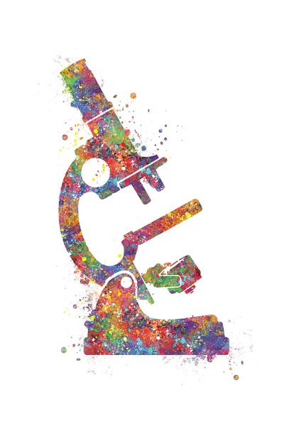 Kids Educational Art: Microscope by Genefy Art