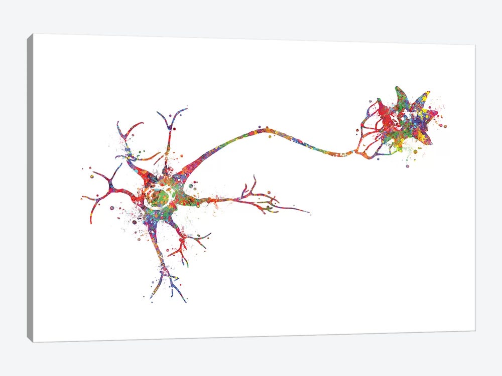 Multi Polar Neuron by Genefy Art 1-piece Art Print