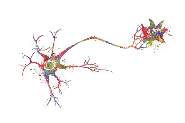 Science: Multi Polar Neuron by Genefy Art