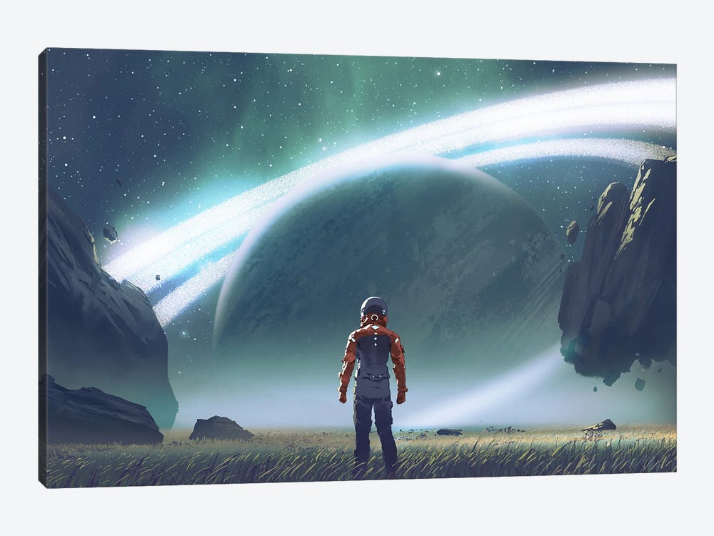 The Next Planet To Explore by grandfailure 1-piece Canvas Art
