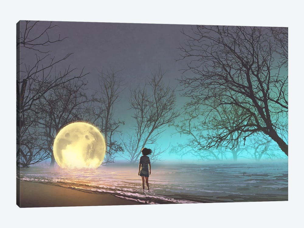 The Lost Moon by grandfailure 1-piece Art Print