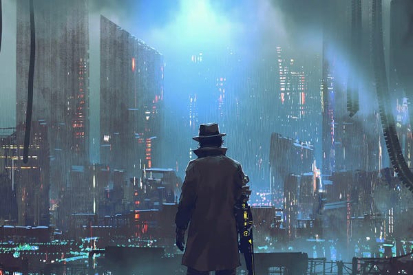 grandfailure: The Futuristic Detective by grandfailure