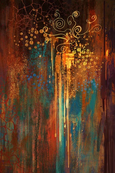 Growth by grandfailure metal wall art