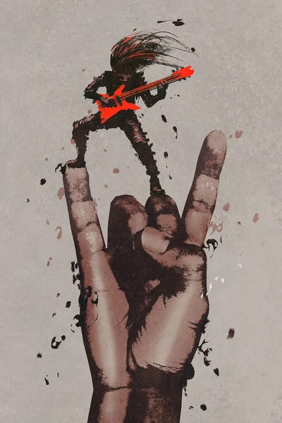 grandfailure: Rock N Roll Sign by grandfailure