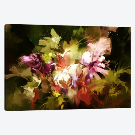 Abstract Flowers Canvas Print #GFL54} by grandfailure Canvas Art Print