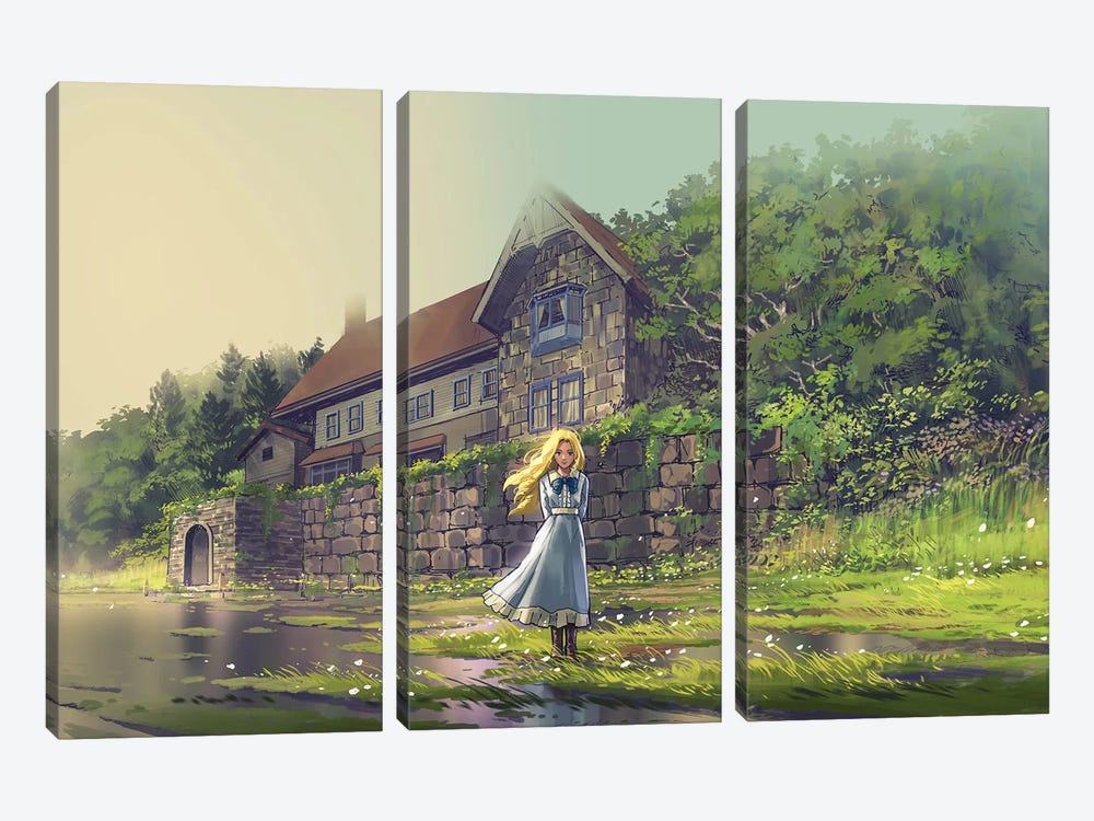 When Marnie Was There Fan Art by grandfailure 3-piece Canvas Artwork