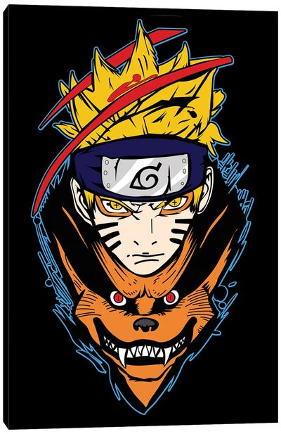 Naruto XXV Canvas Art Print - Naruto Uzumaki
