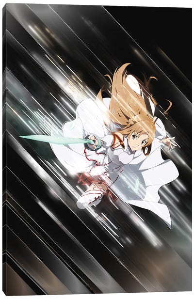 Asuna Blade Canvas Art Print - Other Anime & Manga Characters