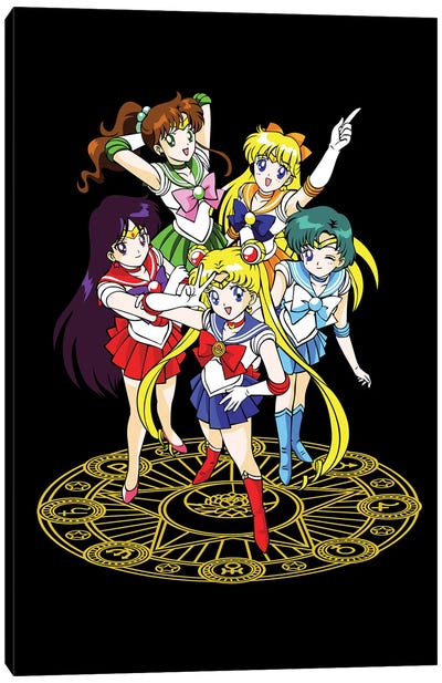 Sailor Moon VI Canvas Art Print - Anime & Manga Characters