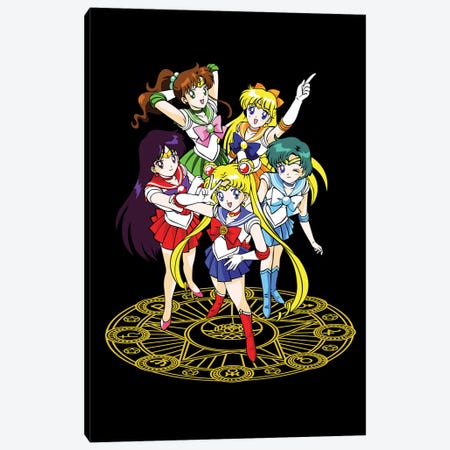 Sailor Moon VI Canvas Print #GFN1091} by Gab Fernando Canvas Art Print