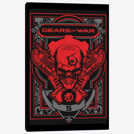 Gears Of War I Canvas Print #GFN1153} by Gab Fernando Canvas Art