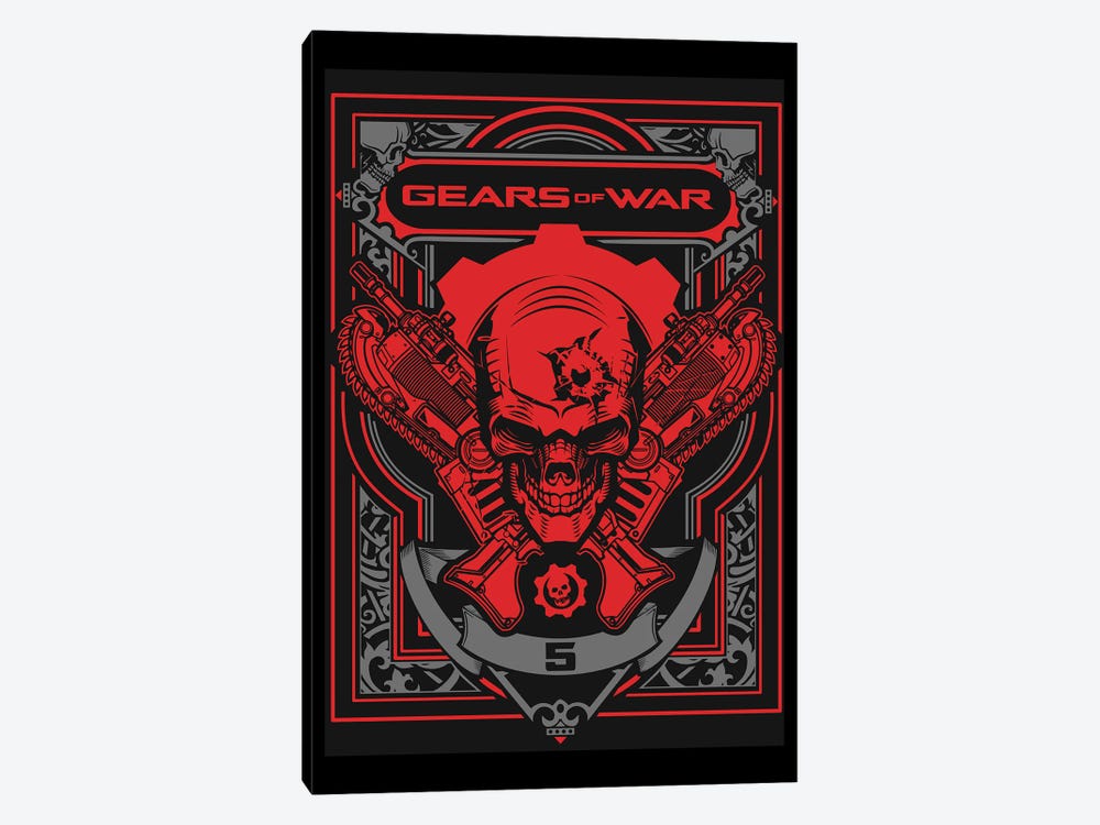 Gears Of War I by Gab Fernando 1-piece Canvas Artwork