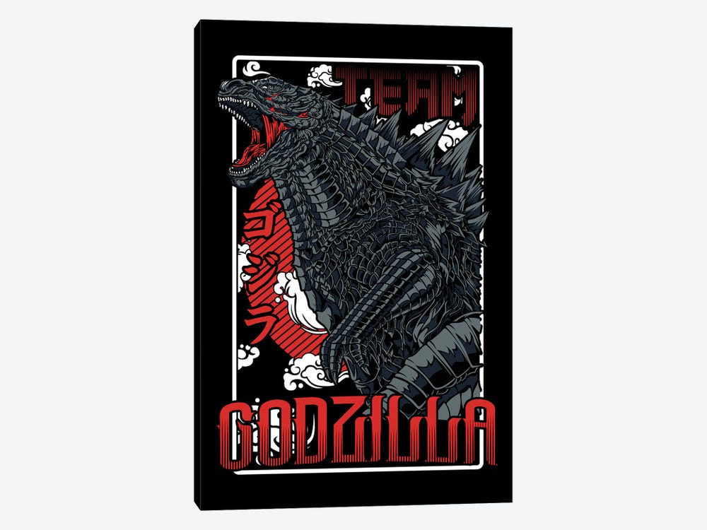 Godzilla I by Gab Fernando 1-piece Canvas Art Print