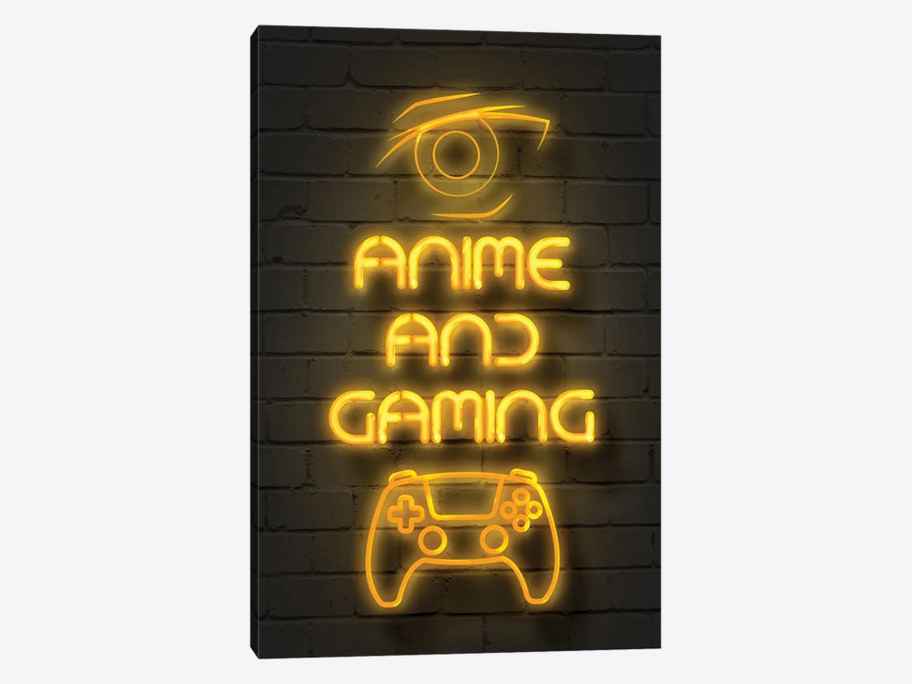 Anime And Gaming by Gab Fernando 1-piece Canvas Art Print