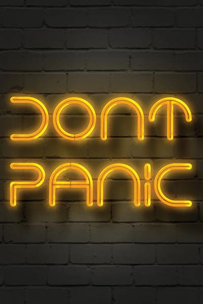 Neon: Dont Panic by Gab Fernando