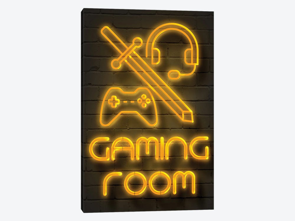 Gaming Room by Gab Fernando 1-piece Canvas Print