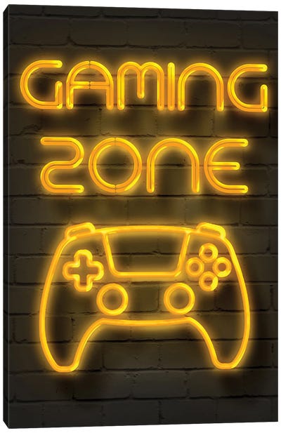 Gaming Zone II Canvas Art Print - Limited Edition Video Game Art