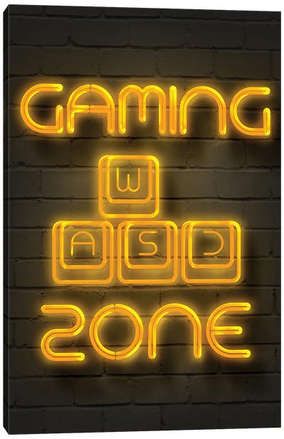 Gaming Zone Canvas Art Print - Limited Edition Video Game Art