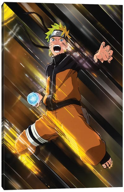 Naruto Blade I Canvas Art Print - Naruto Uzumaki