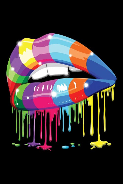Lips II by Gab Fernando wall art