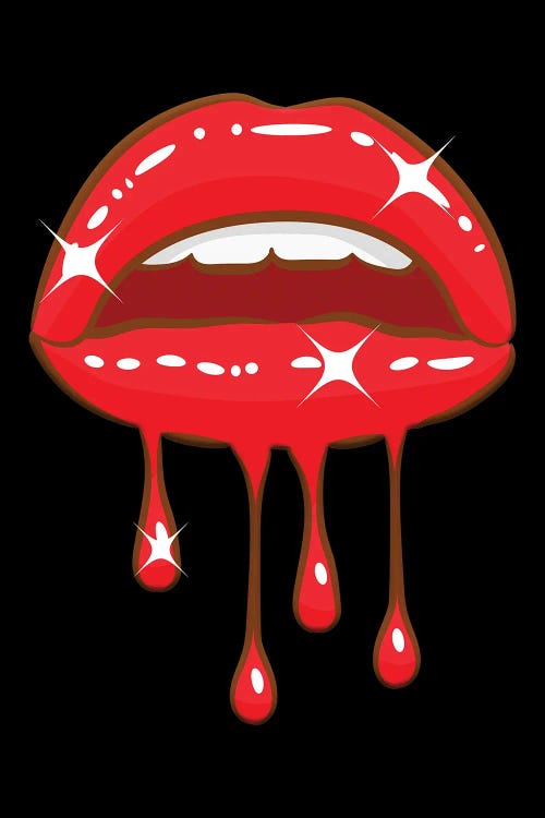 Lips X by Gab Fernando wall art