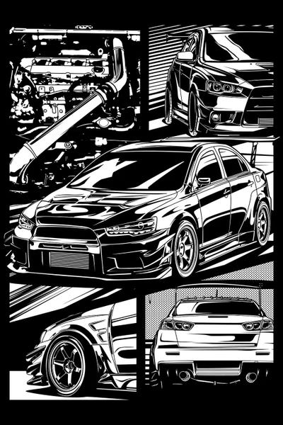 Classic Cars LVIII by Gab Fernando canvas print