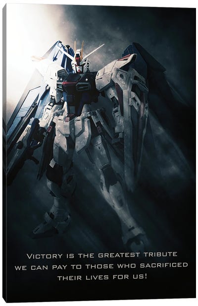 Gundam Wing Canvas Art Print - Video Game Art