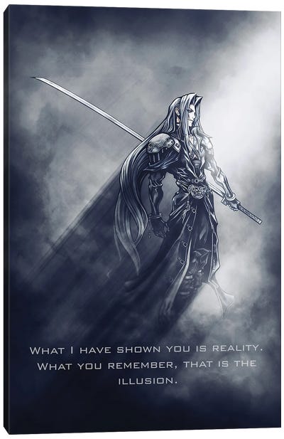 Sephiroth Canvas Art Print - Gab Fernando