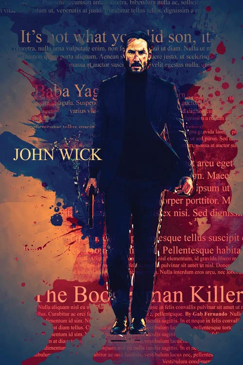 John Wick Color Splash