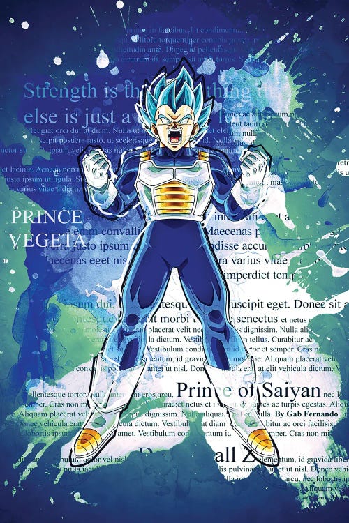 Vegeta Color Splash