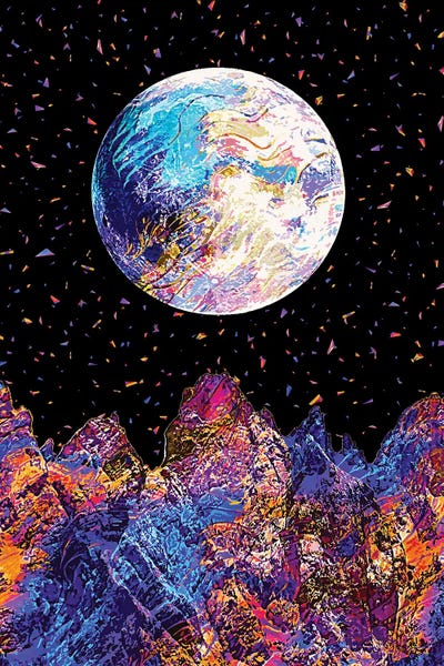Full Moon XVIII by Gab Fernando canvas print