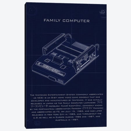 Family Computer Canvas Print #GFN204} by Gab Fernando Canvas Print